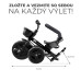 KINDERKRAFT Tříkolka Aveo Malachite Grey