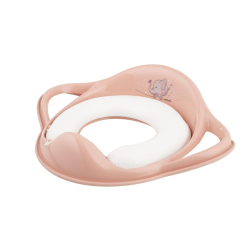 MALTEX Redukce na WC s úchyty měkká Sloník Minimal - peach rose MALTEX Redukce na WC s úchyty měkká Sloník Minimal - peach rose