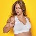 MEDELA Podprsenka noční těhotenská a kojicí Keep Cool™, bílá L