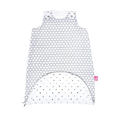 MOTHERHOOD Pytel na spaní mušelínových 2v1 Zip a Round Grey Classics 3-18 m 0,5 tog MOTHERHOOD Pytel na spaní mušelínových 2v1 Zip a Round Grey Classics 3-18 m 0,5 tog