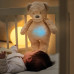 NATTOU Uspáváček plyšový hudební se světýlkem a senzorem pláče 4v1 Sleepy Bear Beige 0m+