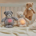 NATTOU Uspáváček plyšový hudební se světýlkem a senzorem pláče 4v1 Sleepy Bear Beige 0m+