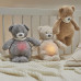 NATTOU Uspáváček plyšový hudební se světýlkem a senzorem pláče 4v1 Sleepy Bunny Pale Brown 0m+