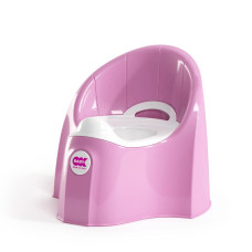 OK BABY Nočník ergonomický Pasha s vyjímatelnou nádobou Pink
