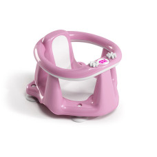OK BABY Sedadlo do vany protiskluzové Flipper Evolution s přísavkami 6–15m Pink