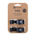 PETITE&MARS Kolíček Peg na kočárek (2 ks) Black