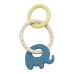 PETITE&MARS Kousátko silikonové Elefi  Cute Blue 0m+