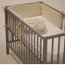 PETITE&MARS Mantinel ochranný do postýlky TILLY Light Grey 180 cm