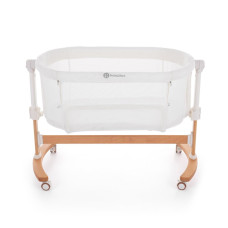 PETITE&MARS Postýlka dětská polohovatelná s funkcí kolébky Glory 2v1 Ivory Cream
