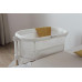 PETITE&MARS Postýlka dětská polohovatelná s funkcí kolébky Glory 2v1 Ivory Cream