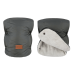 PETITE&MARS Rukávník / rukavice Jasie na kočárek Charcoal Grey
