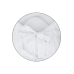 PETITE&MARS Zavinovačka šněrovací Nurse s pevnou kokosovou vložkou White 75x75 cm