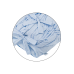 PETITE&MARS Zavinovačka šněrovací Nurse s pevnou kokosovou vložkou Baby Blue 75x75 cm