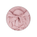 PETITE&MARS Zavinovačka šněrovací Nurse s pevnou kokosovou vložkou Dusty Pink 75x75 cm