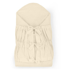 PETITE&MARS Zavinovačka šněrovací Nurse s pevnou kokosovou vložkou Light Beige 75x75 cm