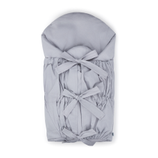 PETITE&MARS Zavinovačka šněrovací Nurse s pevnou kokosovou vložkou Light Grey 75x75 cm
