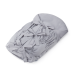 PETITE&MARS Zavinovačka šněrovací Nurse s pevnou kokosovou vložkou Light Grey 75x75 cm