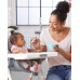 SKIP HOP Misky s víkem a držákem Easy Grab Grey,Teal 2 x 240 ml, 3m+