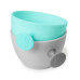 SKIP HOP Misky s víkem a držákem Easy Grab Grey,Teal 2 x 240 ml, 3m+