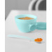 SKIP HOP Set jídelní s hrníčkem 5 ks Easy-Feed Mealtime Set Teal/Grey 6m+