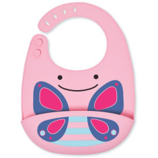 SKIP HOP Zoo Bryndák silikonový Motýlek 6m+