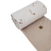 EKO Chránič do postýlky VELVET Bees Beige 180x35 cm EKO Chránič do postýlky VELVET Bees Beige 180x35 cm