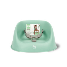 INGENUITY Jídelní židlička na židli Easy Clean Booster Green do 15kg