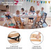 KINDERKRAFT Židlička jídelní Enock Grey wooden, Premium KINDERKRAFT Židlička jídelní Enock Grey wooden, Premium