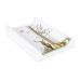 CEBA BABY Podložka přebalovací 2-hranná s pevnou deskou (50x70) Basic Woodland
