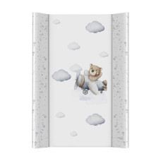 CEBA BABY Podložka přebalovací 2-hranná s pevnou deskou (50x70) Ultra Light Pilot Bear