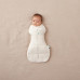 ERGOPOUCH Zavinovačka a pytel na spaní 2v1 Cocoon Oatmeal Marle 3-6 m, 6-8 kg, 2,5 tog