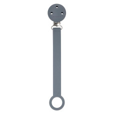 NATTOU Klip na dudlík silikon dark grey