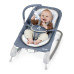 INGENUITY Lehátko masážní vibrující s melodií Happy Belly™ Rock-to-Bounce - Chambray 0m+ do 9kg