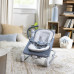 INGENUITY Lehátko masážní vibrující s melodií Happy Belly™ Rock-to-Bounce - Chambray 0m+ do 9kg