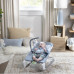 INGENUITY Lehátko masážní vibrující s melodií Happy Belly™ Rock-to-Bounce - Chambray 0m+ do 9kg