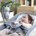 INGENUITY Lehátko masážní vibrující s melodií Happy Belly™ Rock-to-Bounce - Chambray 0m+ do 9kg