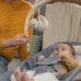 INGENUITY Lehátko masážní vibrující s melodií Happy Belly™ Rock-to-Bounce - Parker™ 0m+ do 9kg