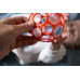 OBALL Hračka Oball RATTLE 10 cm 0m+ orange + 50 ml Aquaint