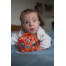 OBALL Hračka Oball RATTLE 10 cm 0m+ orange + 50 ml Aquaint