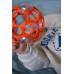 OBALL Hračka Oball RATTLE 10 cm 0m+ orange + 50 ml Aquaint