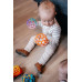 OBALL Hračka Oball RATTLE 10 cm 0m+ orange + 50 ml Aquaint