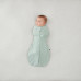 ERGOPOUCH Zavinovačka a pytel na spaní 2v1 Cocoon Sage 0-3 m, 3-6 kg, 1 tog
