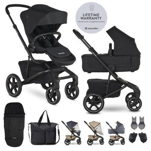 EASYWALKER Kočárek kombinovaný Jimmey Pepper Black XXL RWS EASYWALKER Kočárek kombinovaný Jimmey Pepper Black XXL RWS