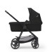 KINDERKRAFT Kočárek kombinovaný 3v1 Newly Classic black + Mink PRO