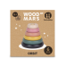 PETITE&MARS Hračka dřevěná skládací Orbit Wood of Mars 12m+ Aurora Pink