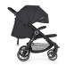 PETITE&MARS Kočárek Street+ RWS Black Perfect Black