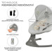 KINDERKRAFT Lehátko houpací s melodií 2v1 Lumi, do 9 kg, Premium Light Grey