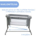 CHICCO Postýlka Next2Me Magic Evo - Desert Taupe