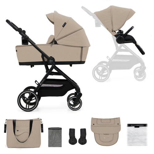 KINDERKRAFT SELECT Kočárek kombinovaný Yoxi 2v1 Sand Beige KINDERKRAFT SELECT Kočárek kombinovaný Yoxi 2v1 Sand Beige