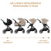 KINDERKRAFT SELECT Kočárek kombinovaný Yoxi 2v1 Sand Beige KINDERKRAFT SELECT Kočárek kombinovaný Yoxi 2v1 Sand Beige